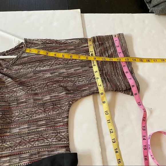 Patterson J Kincaid Earthy Tunic Dress Womens Size Small Tan Multi Multicolored - Picture 12 of 13